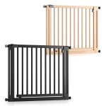 Barrière de sécurité pour enfants Miko en bois de hêtre