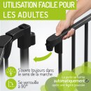 Barrière de sécurité pour cheminée Milo – Taille de 223 à 525 cm  – Protection sûre en métal