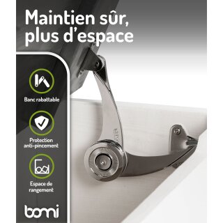 Kindersitzgruppe Anna in Grau/Weiß mit Bank (GT)