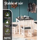 Kindersitzgruppe Anna in Grau/Weiß mit Bank (GT)