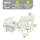 Mobilier Enfant Anna – Table & Chaises en Bois...