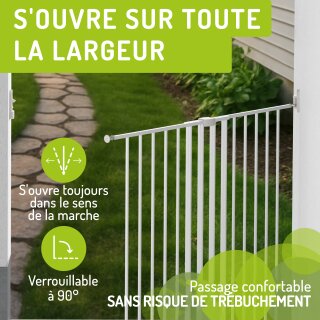 Treppenschutzgitter Maja für den Außenbereich: 69 - 116 cm breit