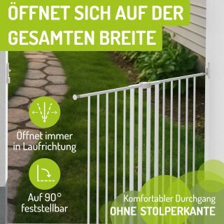 Treppenschutzgitter Maja für den Außenbereich: 69 - 116 cm breit
