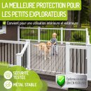 Treppenschutzgitter Maja  für den Außenbereich: 82 - 142 cm breit