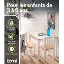 Kindersitzgruppe Amy mit 2 Stühlen in Natur/Weiß (GT)