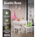 Ensemble de Table pour Enfants Amy – Blanc & Blanc avec 2 Chaises