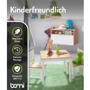 Kindersitzgruppe Amy mit 4 Stühlen in Natur/Weiß (GT)