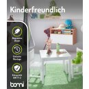 Kindersitzgruppe Amy mit 4 Stühlen in Weiß (GT)