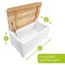 Kindertruhenbank mit Stauraum Natur / Weiss