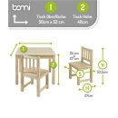 Kindersitzgruppe Amy mit 2 Stühlen Holz...