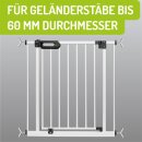BOMI Y-Adapter M10 für Türschutzgitter | Treppengeländer bis 60 mm | Silber (2 Stück)