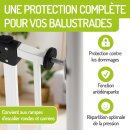 Y-Adapter für Treppengeländer M10 – Montage-Set für Merle & Mira Schutzgitter (4 Stück)