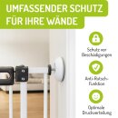 BOMI Wandschutz für Kinderschutzgitter | Elefantenfüße ohne Bohren | 2 Stück