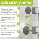 Coussinets de protection murale antidérapants – Pads pour barrières de sécurité & rampes