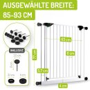 Türgitter Mira XXL | Türbreite: 63 cm | 85 - 93 cm Weiß