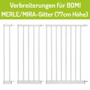 BOMI Kinderschutzgitter Verbreiterungen | 77 cm Höhe...