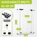 Türschutzgitter Mira 93-101 cm | Extra hoch 107 cm |...