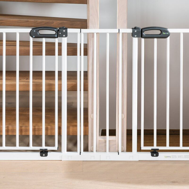 IMPAG® Wandschutz Pads für Tür- und Treppenschutzgitter, eckig, Befestigungs-Set, Zubehör