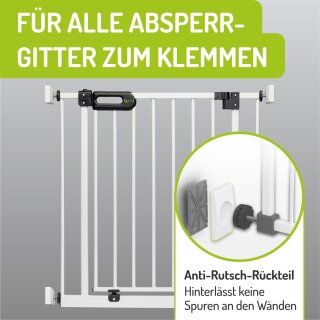 4er Set Elefantenfüße – Eckige Wandschutz-Pads für Kinderschutzgitter, rutschfest & stabil