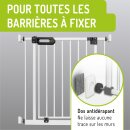 BOMI Wandschutz-Pads eckig | Elefantenfüße für Türschutzgitter | 4er-Set