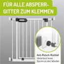 BOMI Wandschutz-Pads eckig | Elefantenfüße für Türschutzgitter | 4er-Set