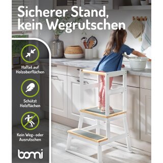 Fester Stand: Silikonmatten für Lerntürme