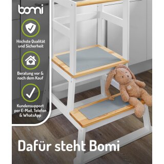 Fester Stand: Silikonmatten für Lerntürme