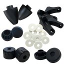 Montage-Set für Absperrgitter Milo – Komplettes BOMI Ersatzteil mit Befestigungen & Aufklebern