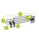 B-Ware: Herdschutzgitter Mowi 64-110 cm in Schwarz