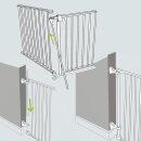 BOMI Verbreiterung Typ B für Absperrgitter Milo – Erweiterung zur flexiblen Gitterverlängerung