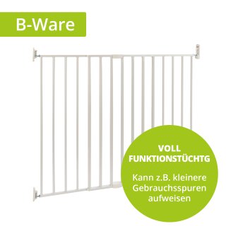 B-Ware: Treppenschutzgitter Maja 82-142 cm Weiß