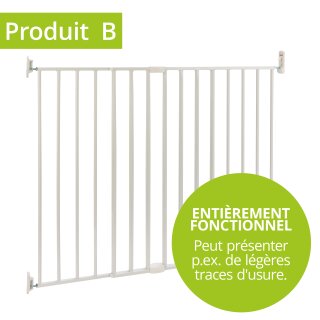 B-Ware: Treppenschutzgitter Maja 69 - 116 cm Weiß