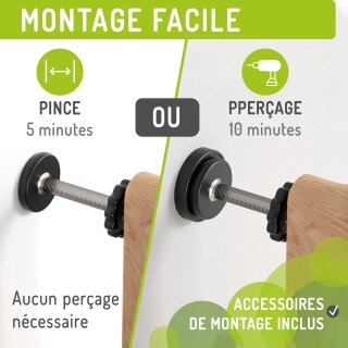 Türschutzgitter Miko XXL von 143-151 cm aus Holz
