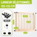 Türschutzgitter Miko XXL von 125-133 cm aus Holz