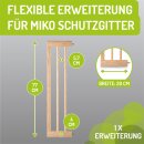 20 cm Verlängerung für Türschutzgitter Miko