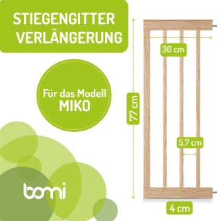 30 cm Verlängerung für Türschutzgitter Miko