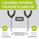 Y-Spindeln für Kinderschutzgitter | Metalladapter mit Anti-Rutsch | M8 & M10 | 2er & 4er Set