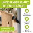 Y-Spindeln für Kinderschutzgitter | Metalladapter mit Anti-Rutsch | M8 & M10 | 2er & 4er Set