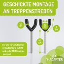 Y-Spindeln für Kinderschutzgitter | Metalladapter...