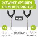 Y-Spindeln für Kinderschutzgitter | Metalladapter mit Anti-Rutsch | M8 & M10 | (2 Stück)