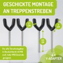 4 x Y-Spindel / Y-Adapter für Kinderschutzgitter...