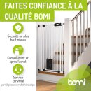 Haustierschutzgitter Merle | 83-93 cm | Extrahoch: 107 cm | mit Katzenklappe