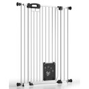 Haustierschutzgitter Merle | 153-161 cm | Extrahoch: 107 cm | mit Katzenklappe