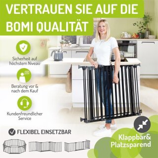 Absperrgitter Milo mit extrabreiter Tür bis 345 cm