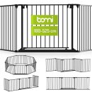 Absperrgitter Milo mit extrabreiter Tür bis 405 cm