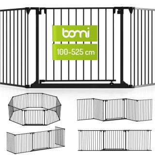 Absperrgitter Milo mit extrabreiter Tür bis 525 cm