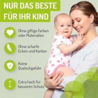 Absperrgitter Milo mit extrabreiter Tür bis 525 cm