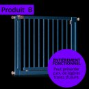 B-Ware: Kinderschutzgitter Miko 63-161 cm aus Holz