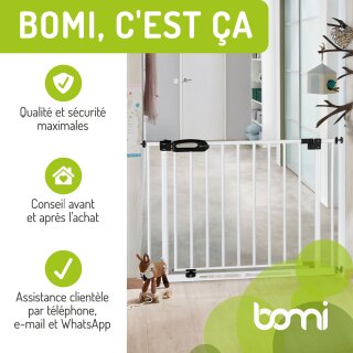 Extrahohe Verbreiterung 107 cm für Merle & Mira FlatStep mit Katzenklappe – Metall-Erweiterung 10–40 cm