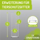 40 cm Verbreiterung Extrahoch 107 cm für Mira & Merle mit Katzenklappe